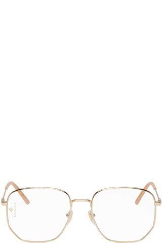 gucci gold & pink square glasses|Gucci gold bracelets for women.